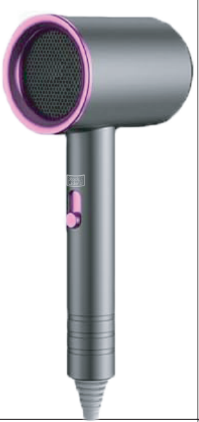 Secador de Pelo Iónico con Motor DC y Cabezal Giratorio 360°