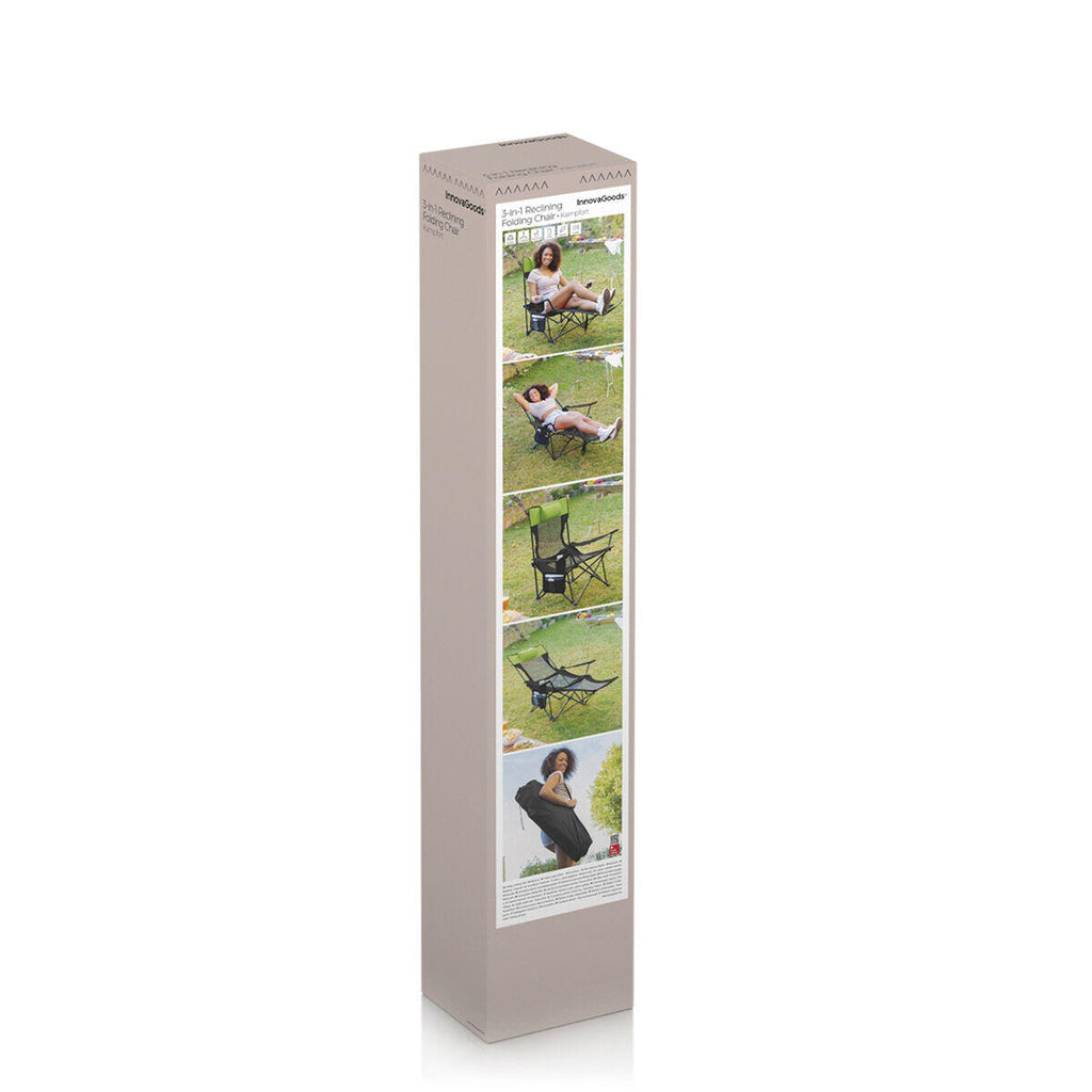 Silla Tumbona Plegable de Camping Kampfort InnovaGoods
