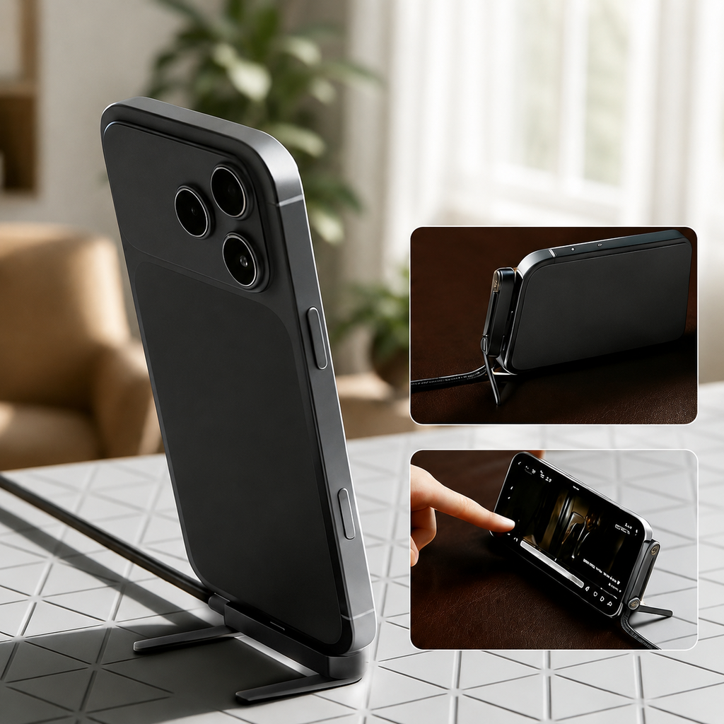 Cable de Carga USB-C con Soporte para Móvil | Carga Rápida 240W